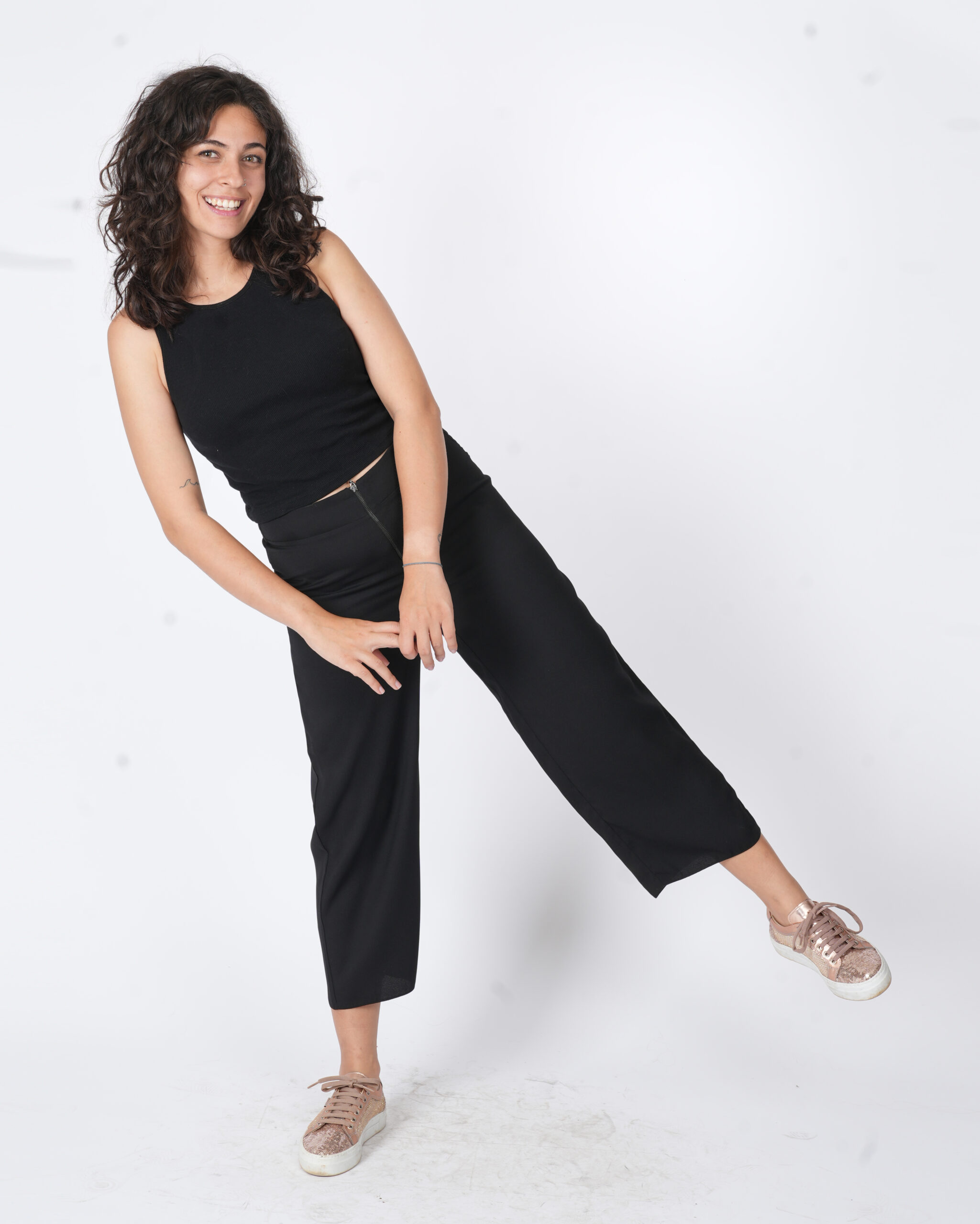 LOVE MY BODY SİYAH YÜKSEK BEL PANTOLON (34) - Görsel 2
